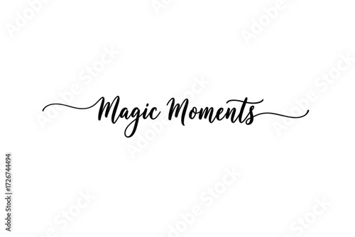 Capturing magic moments creative design graphic design minimalist inspirational unique perspective. Vector illustration