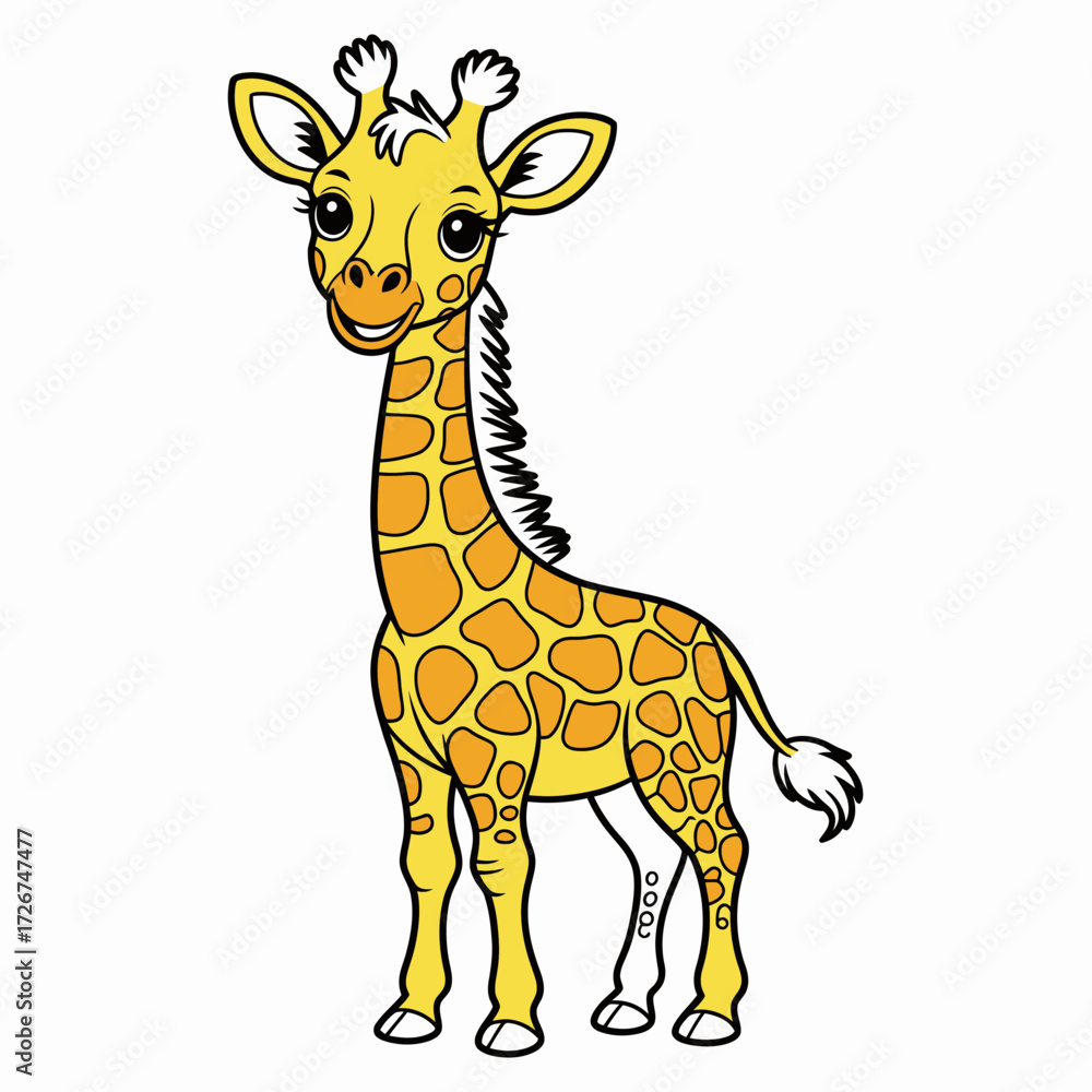 Obraz premium giraffe vector illustration