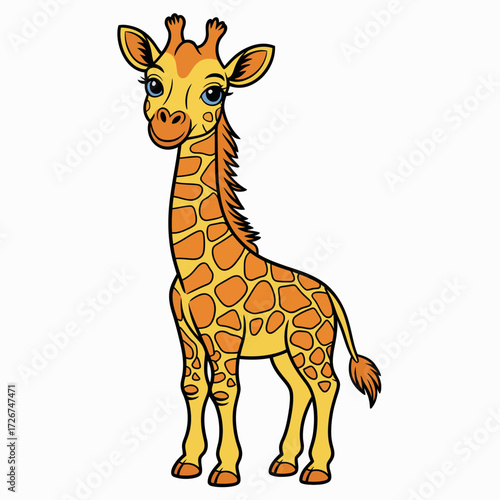 giraffe vector illustration