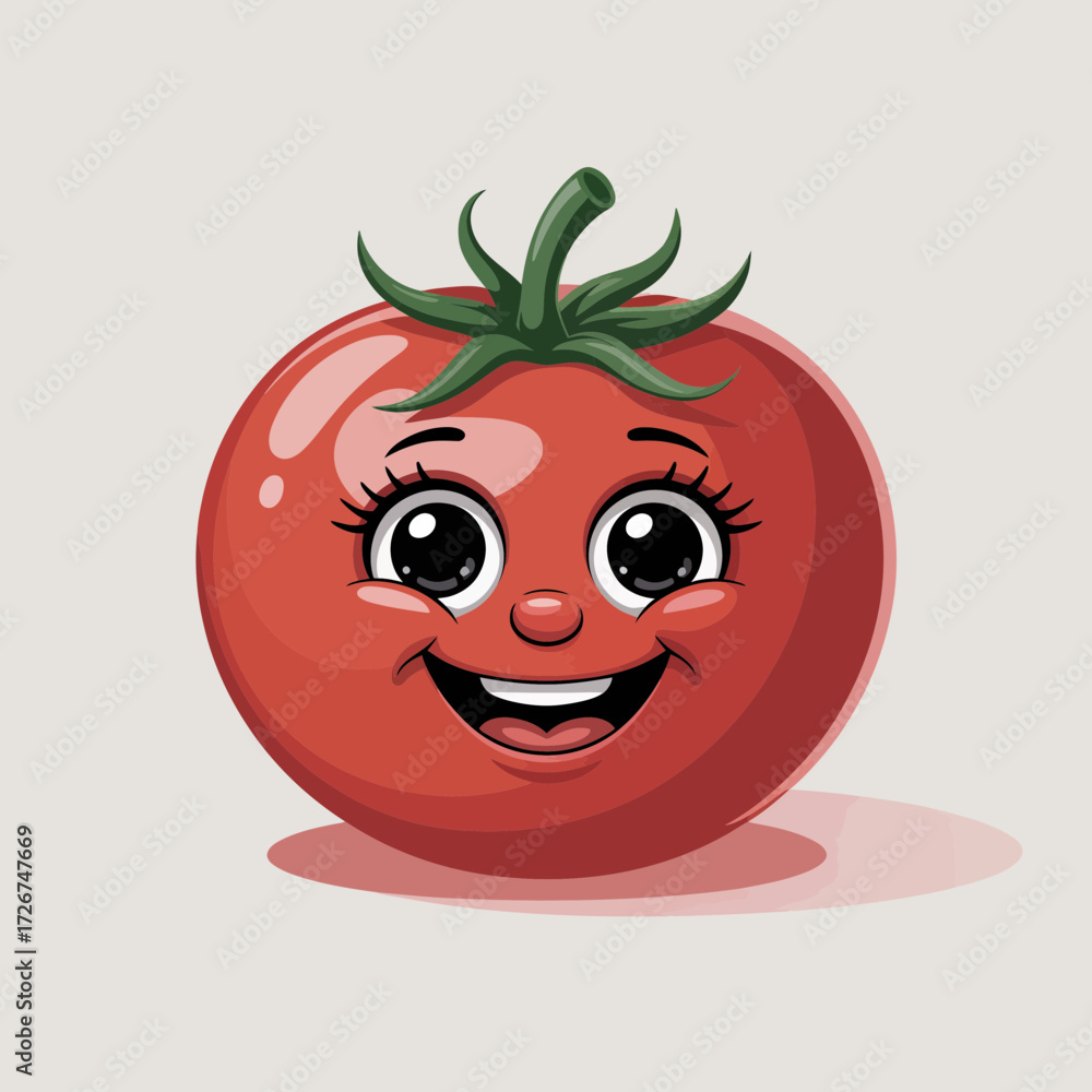 Obraz premium funny tomato cartoon