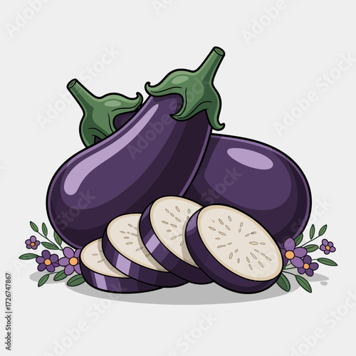 eggplant and zucchini