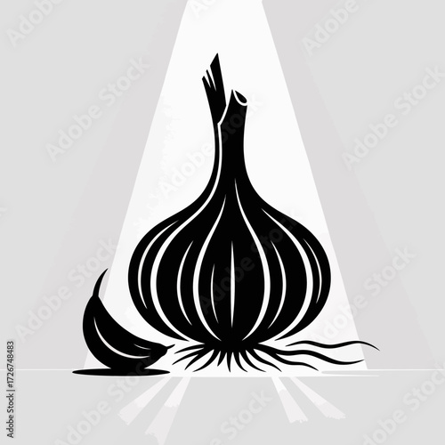 onion vector illustration
