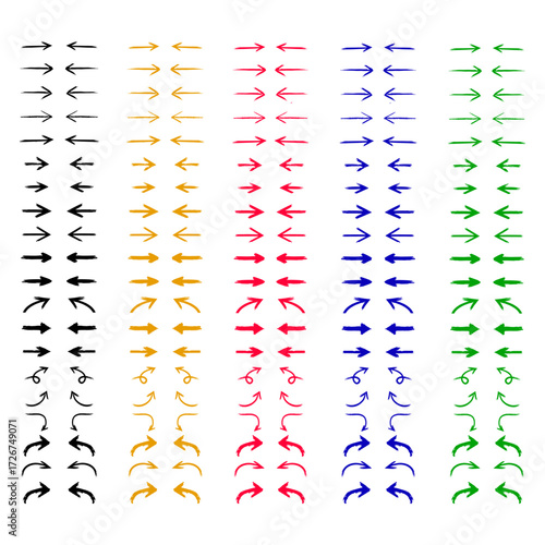 grunge arrow vector. grunge arrow brush.grunge arrow paint