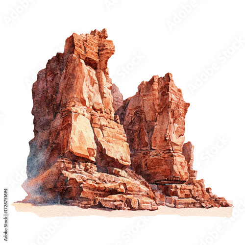 Rock formation with textured surface and dark background emphasizing natural geology