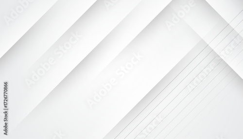 Simple abstract white banner for an elegant look