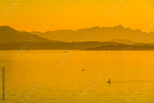 Der Chiemsee am Abend