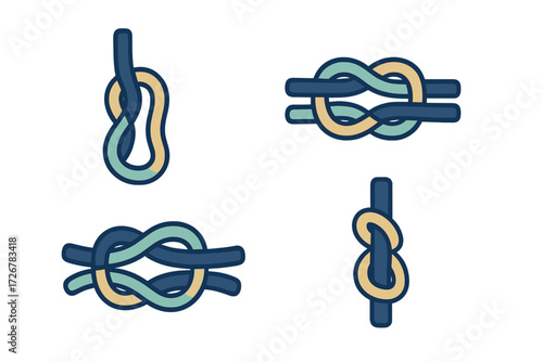 Essential nautical and climbing rope knots for safety and practical use in outdoor and marine activities