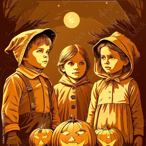 Lanotte di Halloween con streghe e fantasmi 0010