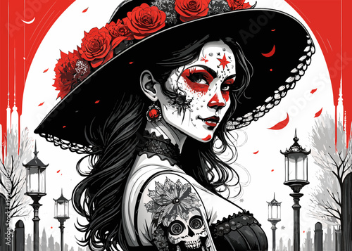 Lanotte di Halloween con streghe e fantasmi 005