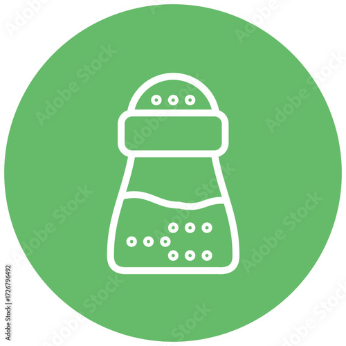 Salt line icon style