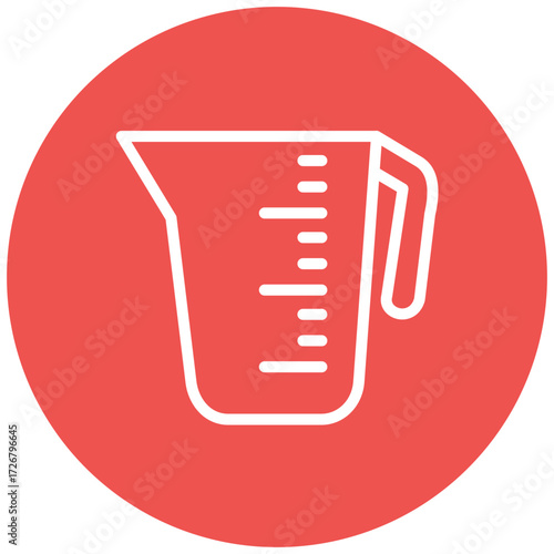 Measuring Cup line icon style