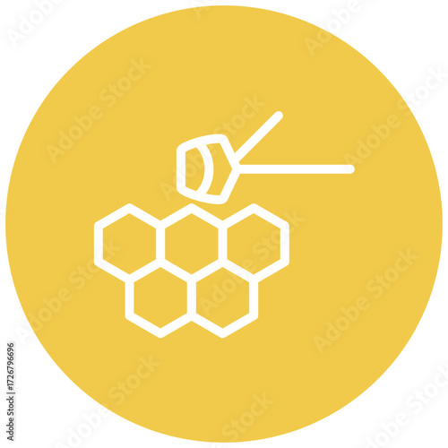 Honey line icon style