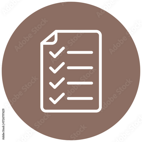 List Line Icon Style