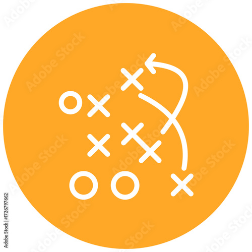 Strategy Line Icon Style