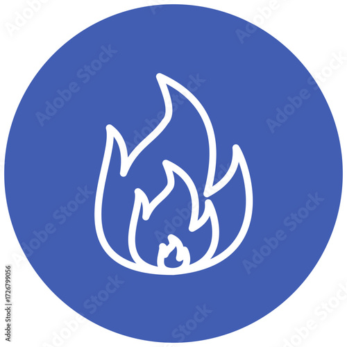 Fire Line Icon Style