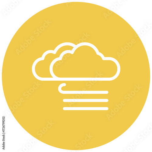 Mist Line Icon Style