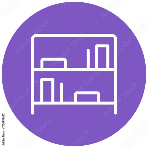 Shelf Line Icon Style
