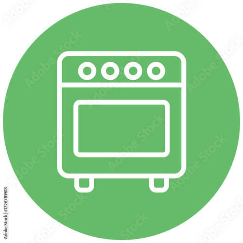 Oven Line Icon Style
