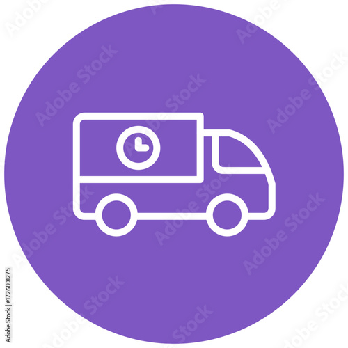 Delivery Line Icon Style