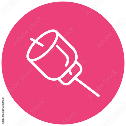 Marshmallow Line Icon Style
