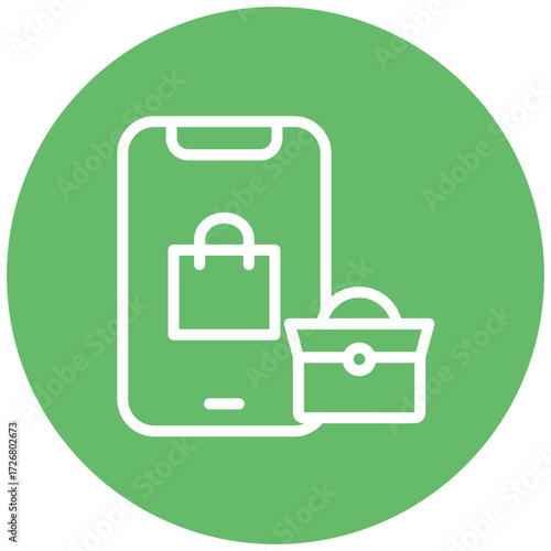 Online Product Line Icon Style