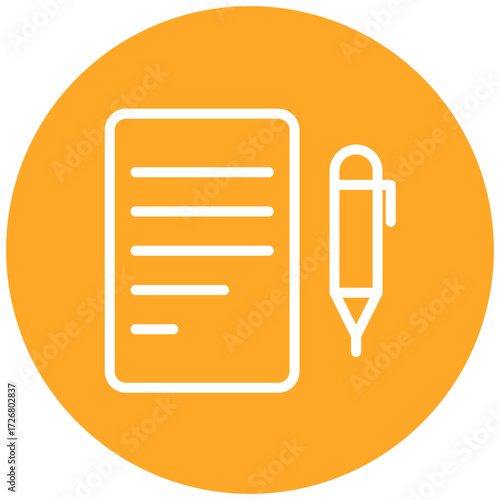 Copywriting Line Icon Style