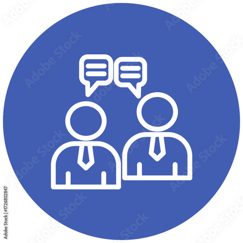 Consultation Line Icon Style