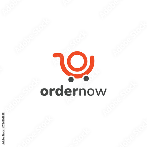 Order Now Logo Vector Simple