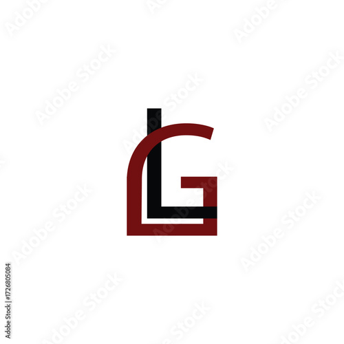 Logo Letter LG Simple Modern