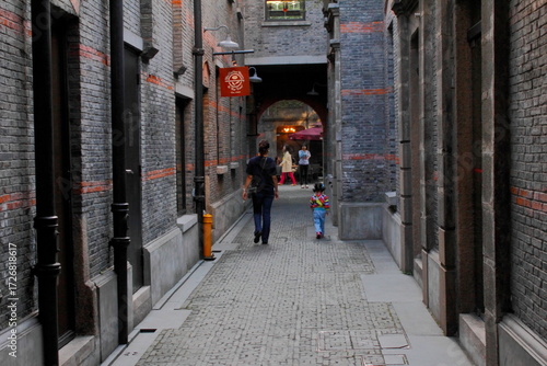 Photography Urban scenery of Xintiandi, Shanghai, China