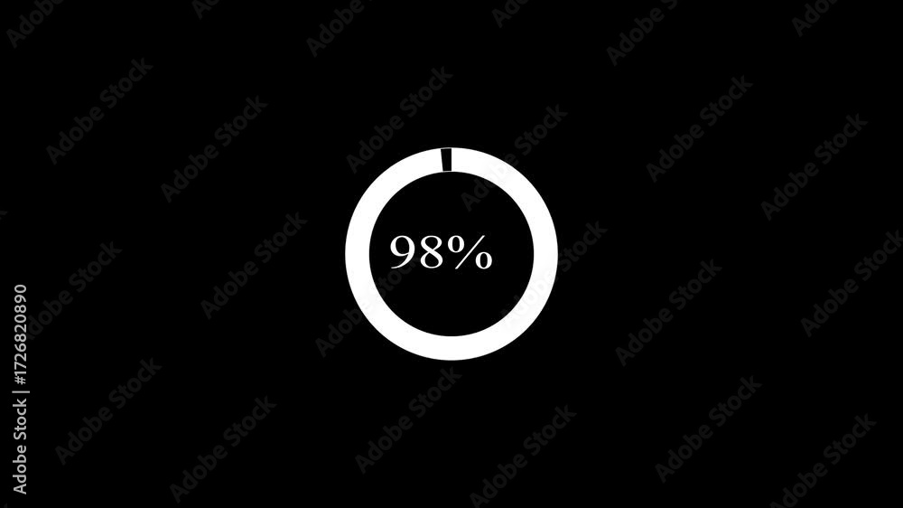 Abstract directional neon arrow icon animation ,neon arrow loading animation on Black background.