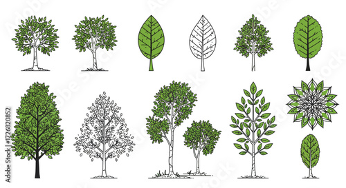 Cartoon santa claus running with a red sack full of gifts on a white isolated background image