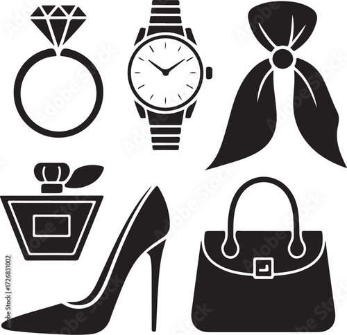 Chic accessories for a stylish, modern woman