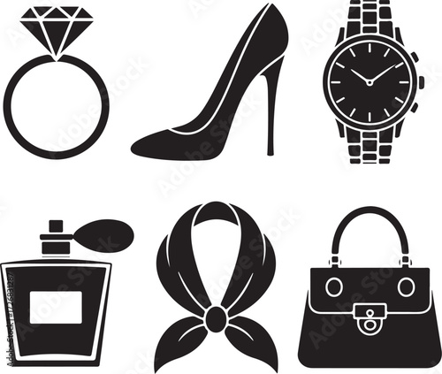 Chic accessories set for style, elegance, and fashion.