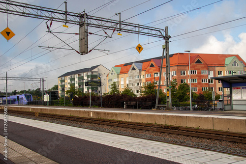 Train station in the Swedish town Höör