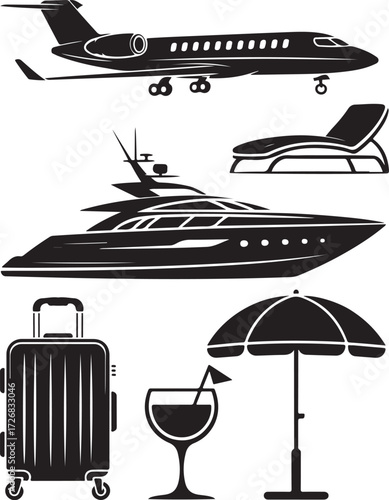 Stylized black phoenix symbol with spread wings and ornate tail