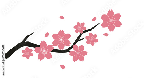 Modern laptop alongside vibrant purple and green flower icon symbolizing creative digital design and natural inspiration