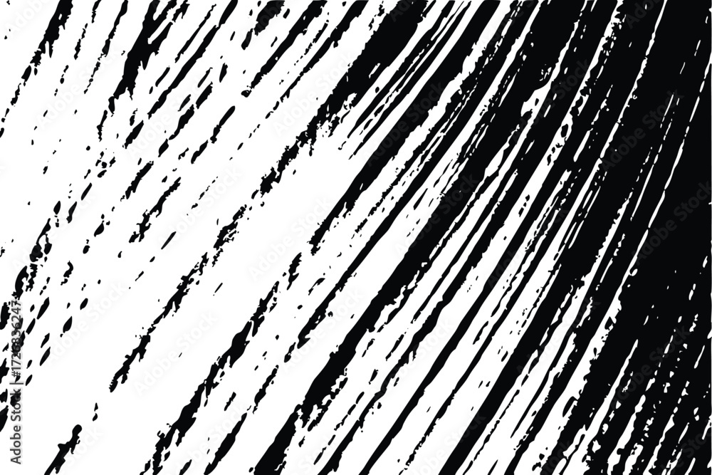 Fototapeta premium Grunge urban vector texture background vector illustration. Overlay texture. Faded black-white dyed paper texture. Sketch grunge design. Use for poster, cover, banner, mock-up, stickers layout.