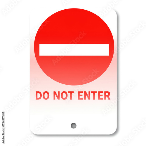 do not enter sign