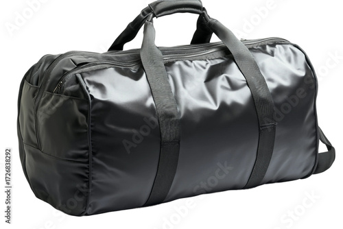 Sleek workout bag isolated on transparent background