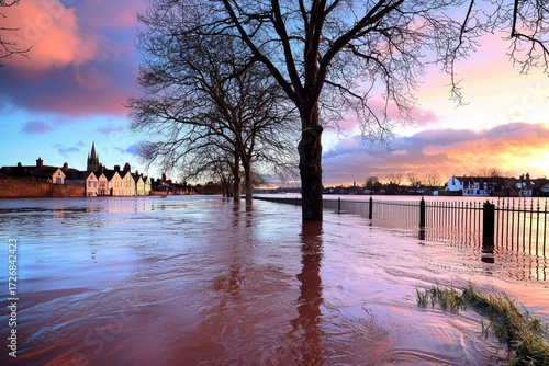 Exploring the natural beauty and challenges of Worcestershire's floodwaters.