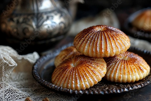 Traditional maamoul cookies, perfect for Eid celebrations.