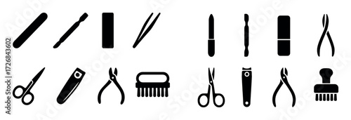 Manicure Tools Icons