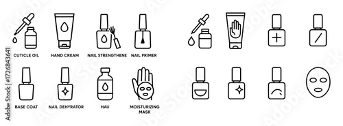 Minimalist Manicure Icons