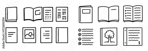Publishing Doodle Icons