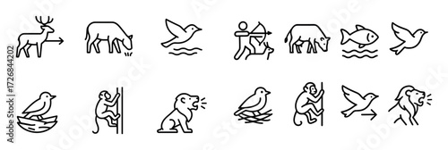 Wildlife Icon Set