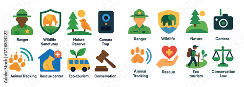 Wildlife Protection Icons