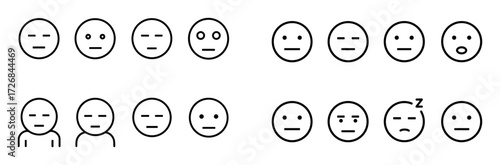 Minimalist Emotion Icons