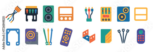 Car Audio Icons