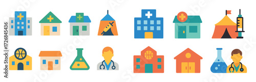 Vaccination Locations Icons